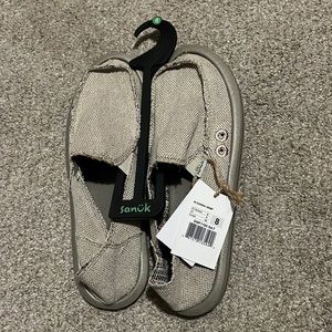 Women’s Sanuk Donna Hemp Slip On Shoes sz 8